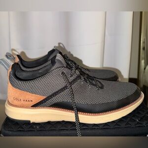 Cole Haan Men's Black and Tan Sneakers